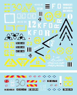 Star Decals 35-C1098 1:35 Operation Telic # 3