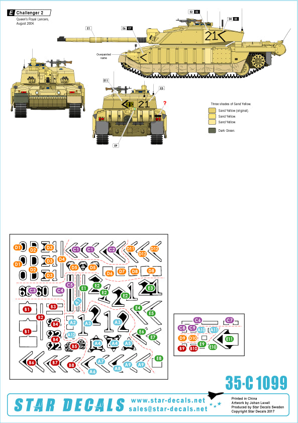 Star Decals 35-C1099 1:35 Operation Telic # 4