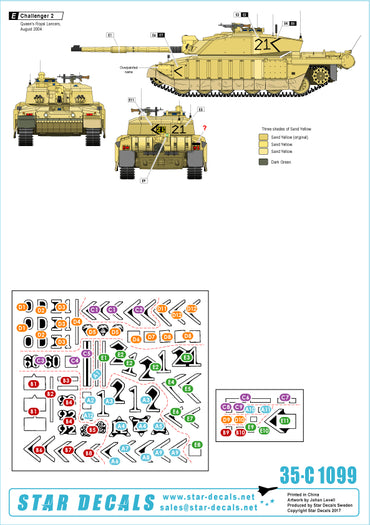 Star Decals 35-C1099 1:35 Operation Telic # 4