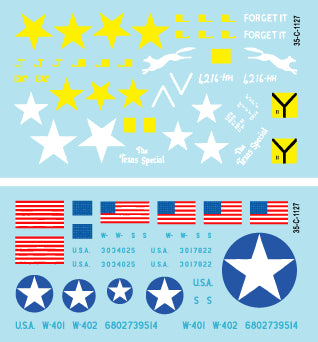 Star Decals M4A1 Sherman, M7 Priest & M2 Halftrack 1:35