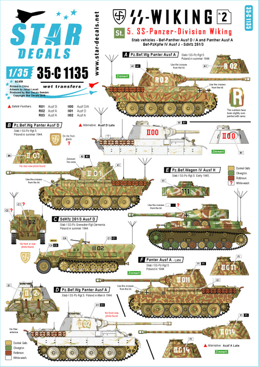 Star Decals 35-C1135 1:35