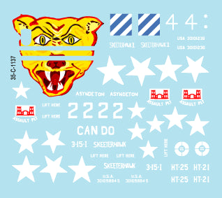 Star Decals 35-C1137 1:35 Korean War tigerface Shermans
