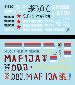 Star Decals 35-C1141 1:35 Tanks & AFVs in Bosnia # 6