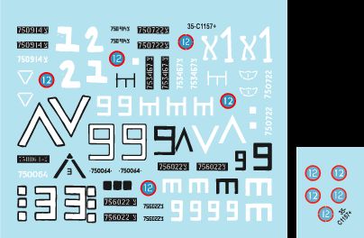Star Decals 35-C1157 1:35 APC M113 Zelda