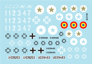 Star Decals 35-C1163 1:35 Axis Tank Mix # 2