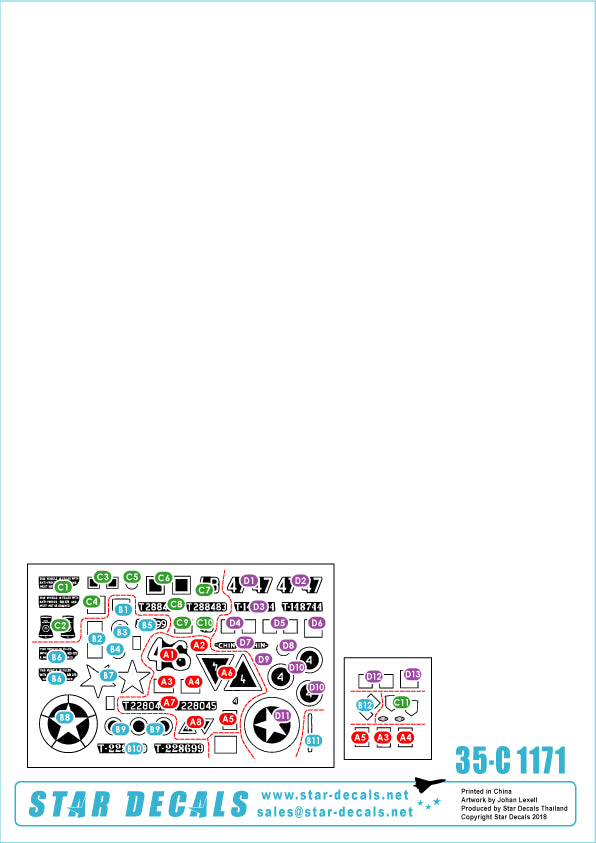 Star Decals 35-C1170 1:35 British Sherman tanks in North Africa