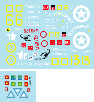 Star Decals 35-C1172 1:35 Sherman Firefly