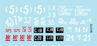 Star Decals 35-C1173 1:35 Spanish Civil War # 5