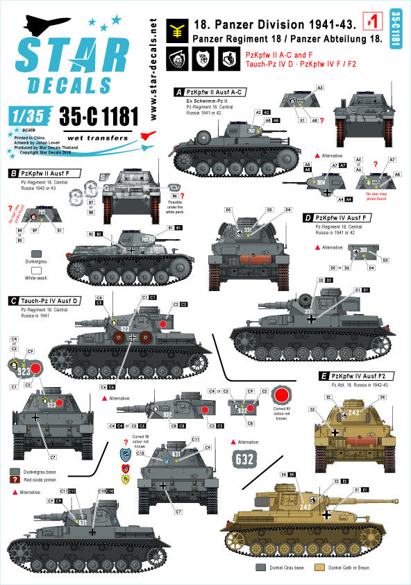 Star Decals 35-C1181 1:35