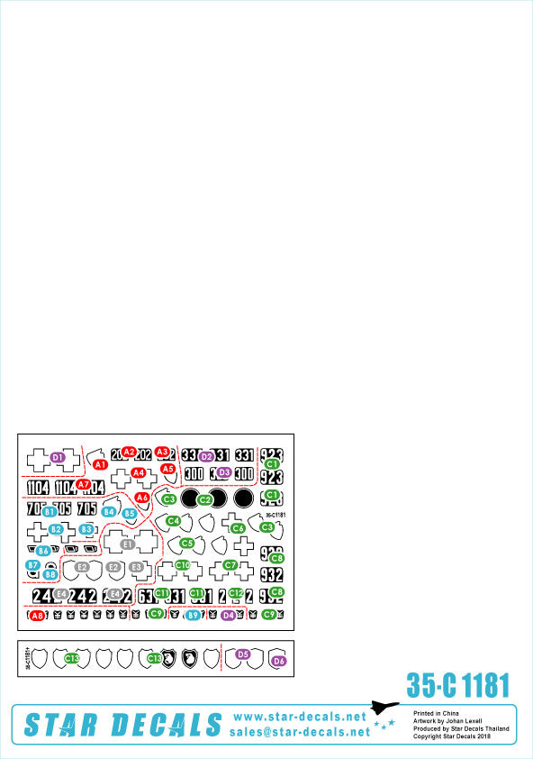 Star Decals 35-C1181 1:35