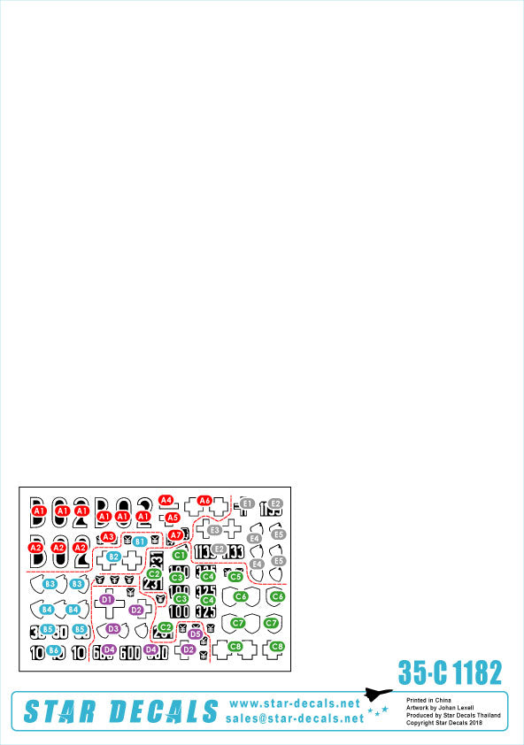 Star Decals 35-C1182 1:35