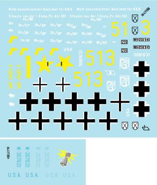 Star Decals 35-C1188 1:35 German Sherman
