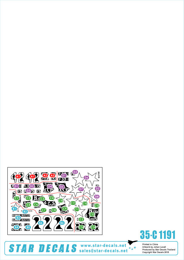 Star Decals 35-C1191 1:35 Korean War