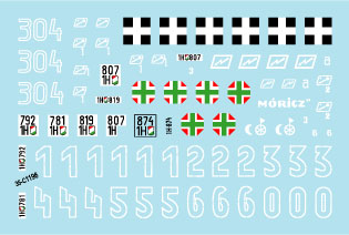 Star Decals 35-C1196 1:35 Axis Tank mix # 6