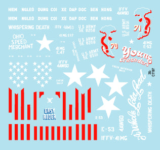Star Decals 35-C1197 1:35 Vietnam Gun Trucks # 4