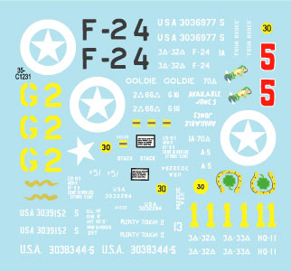 Star Decals 35-C1231 1:35 US M4A1 75mm Sherman