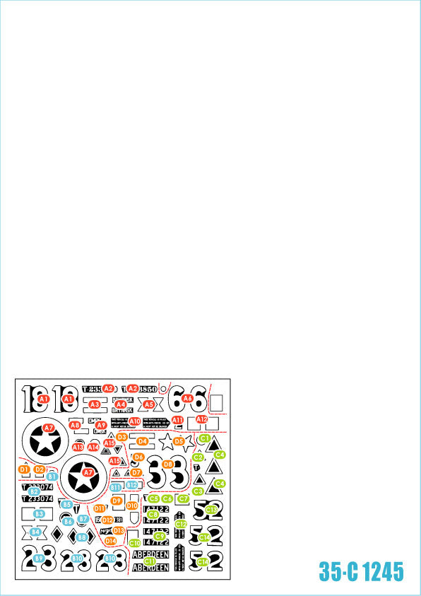 Star Decals 35-C1245 1:35 British Shermans