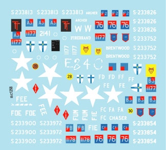 Star Decals 35-C1258 1:35 Royal Artillery # 1