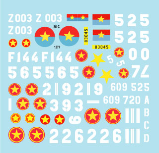 Star Decals 35-C1277 1:35 Vietnam # 5