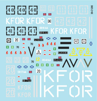 Star Decals 35-C1295 1:35 Balkan Peacekeepers # 13