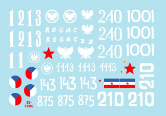 Star Decals 35-C1307 1:35 T-34/85 Medium Tank