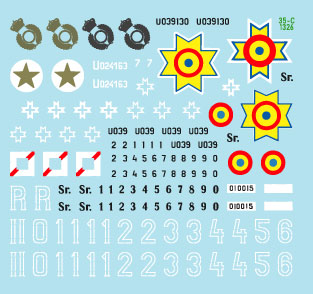 Star Decals 35-C1326 1:35 Axis Tank Mix # 8