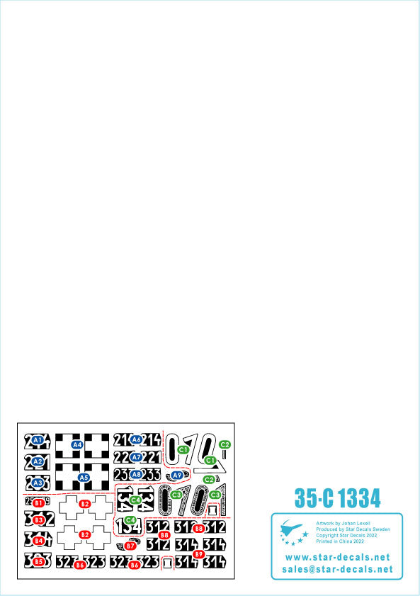Star Decals 35-C1334 1:35 Pz.Kpfw.VI Tiger I sPzAbt 502 # 2