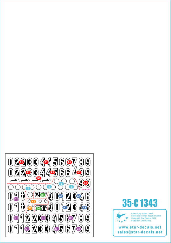 Star Decals 35-C1343 1:35 DDR-NVA # 2