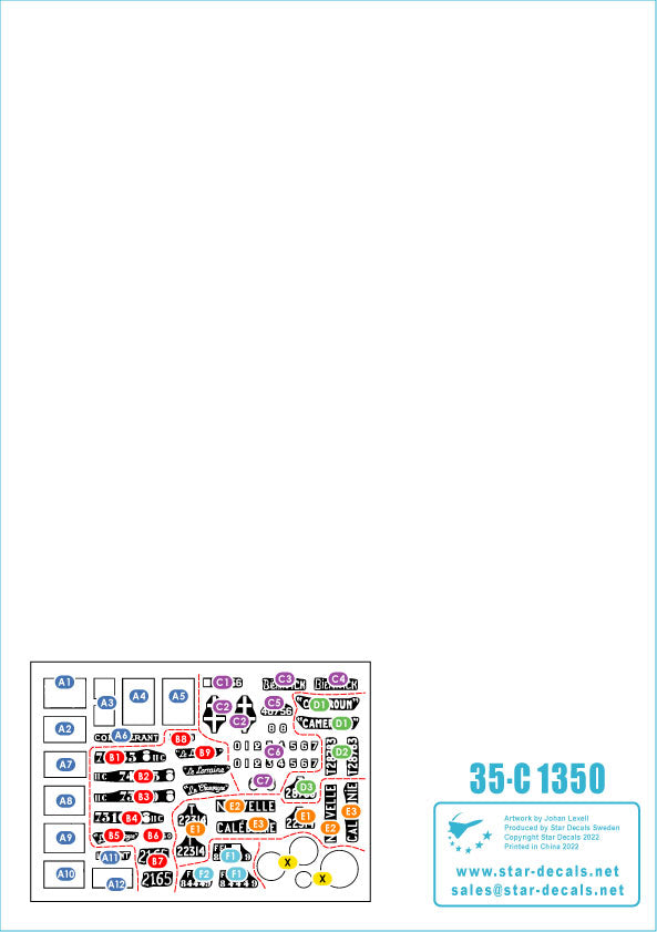 Star Decals 35-C1350 1:35 French fighting vehicles in Africa # 3