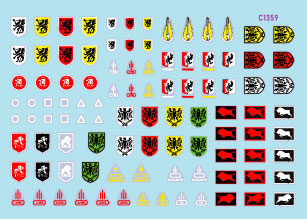 Star Decals StuG-Abt #1 Generic Insignia & Unit Markings 1:35