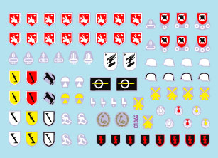 Star Decals Generic Insignia & Unit Markings for StuG Units 1:35
