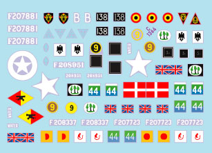 Star Decals 35-C1364 1:35 Daimler Armoured Car WW2 UK/Belgium