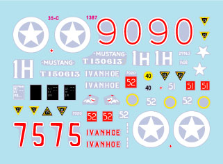 Star Decals 35-C1387 1:35 Sherman 'Crab' Flail tank