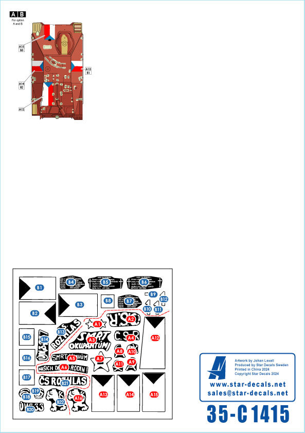 Star Decals 35-C1415 1:35 Hetzer