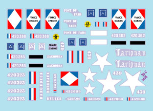 Star Decals 35-C1436 1:35 French M7 Priest & M10 Tank Destroyer