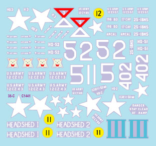 Star Decals 35-C1441 1:35 US M113 in Vietnam # 3