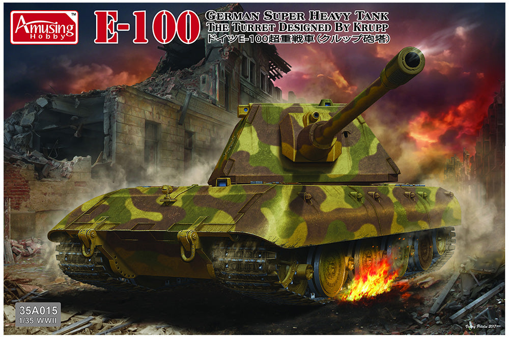Amusing Hobby 35A015 E-100 German Super Heavy tank 1:35 Model Kit
