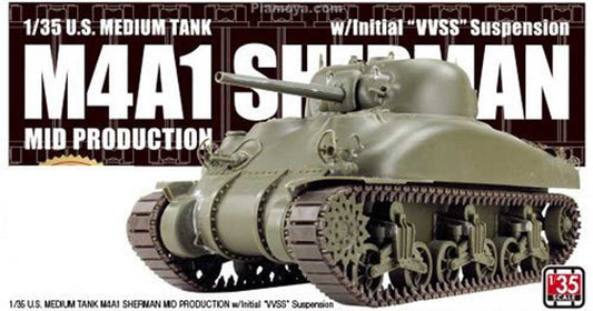 Asuka M4A1 U.S. Sherman Value Kit 1:35 Plastic Model Kit AS001