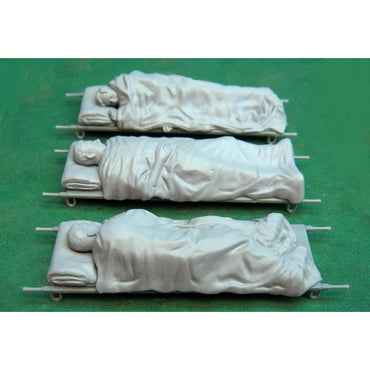 Gecko WWII Allied Casualties on Stretchers 1:35 Model Kit 35GM0049
