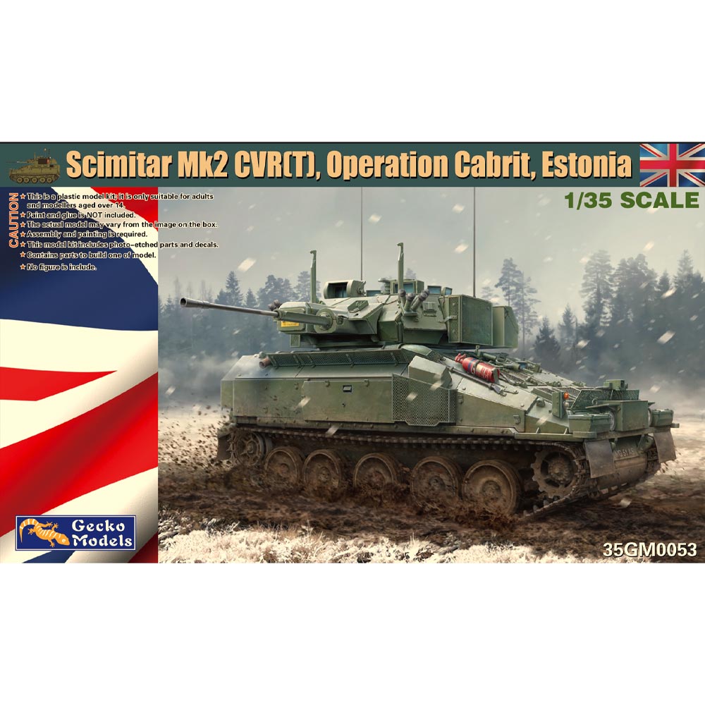 Gecko 35GM0053 Scimitar Mk2 CVR(T) Op. Cabrit British Army 1:35 Tank M ...