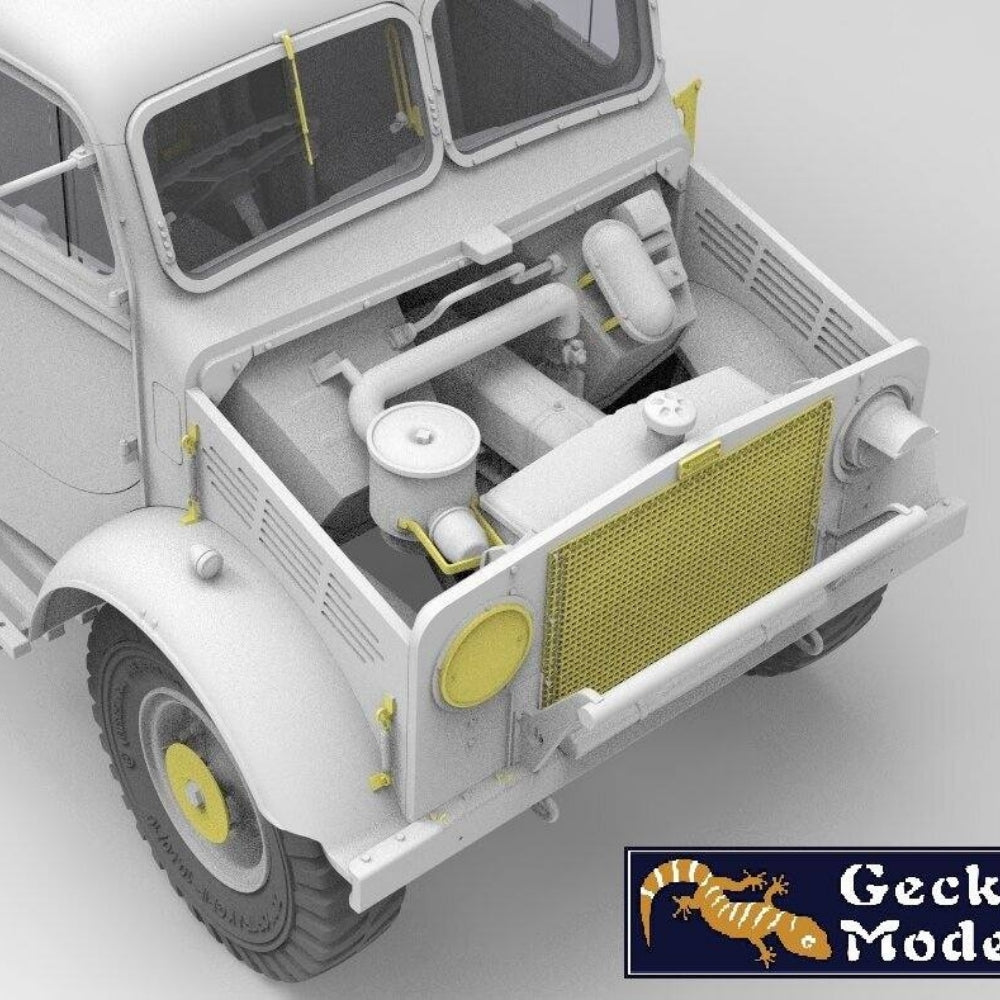 Gecko 35GM0096 British GS truck 30cwt 4x2 Bedford OXD 1:35 Model Kit