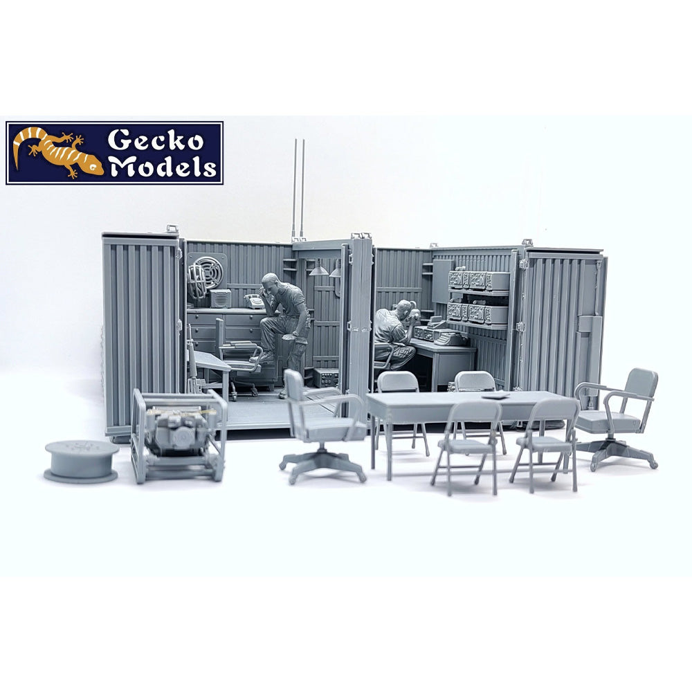 Gecko 35GM0119 US Military Base Temporary Command Station Vietnam 1:35 Model Kit