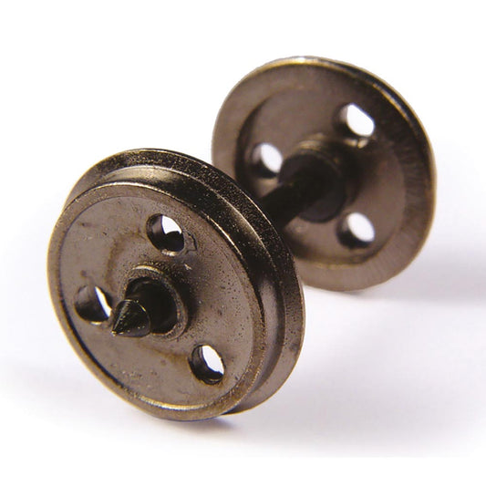 Bachmann Branchline 36-015 Metal 3-Hole Wagon Wheels x10