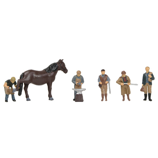 Bachmann Scenecraft 36-415 Rural Tradesmen OO Gauge