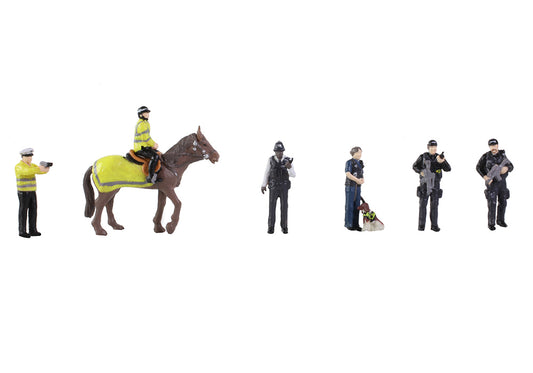 Scenecraft 36-440 Modern Police Figures OO Gauge
