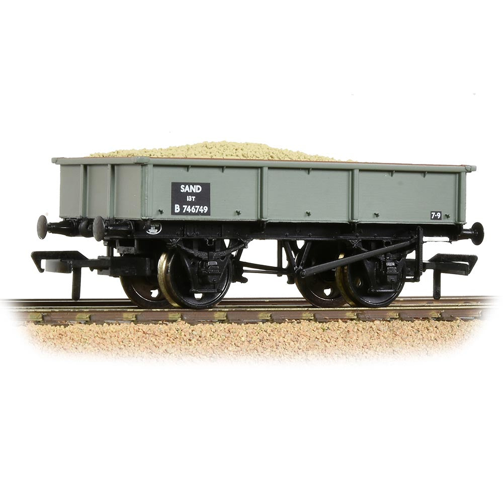 Bachmann Branchline 37-354D BR 13T Steel Sand Tippler BR Grey Early [WL]