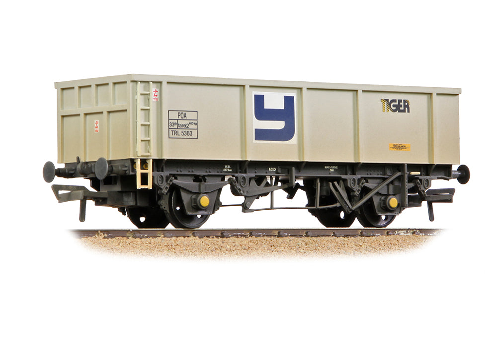 Bachmann Branchline 37-551B POA Mineral Wagon 'Yeoman/Tiger' Grey WEATHERED OO