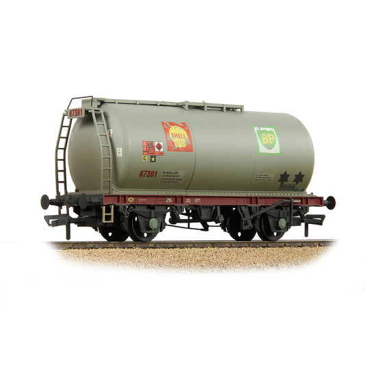 Bachmann Branchline 37-577B BR 45T TTA Tank Wagon Wagon 'Shell-BP' Grey [W]
