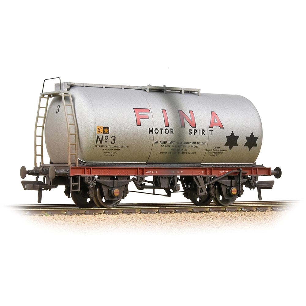 Bachmann Branchline 37-586A BR 45T TTA Tank Wagon 'Fina' Silver [W]