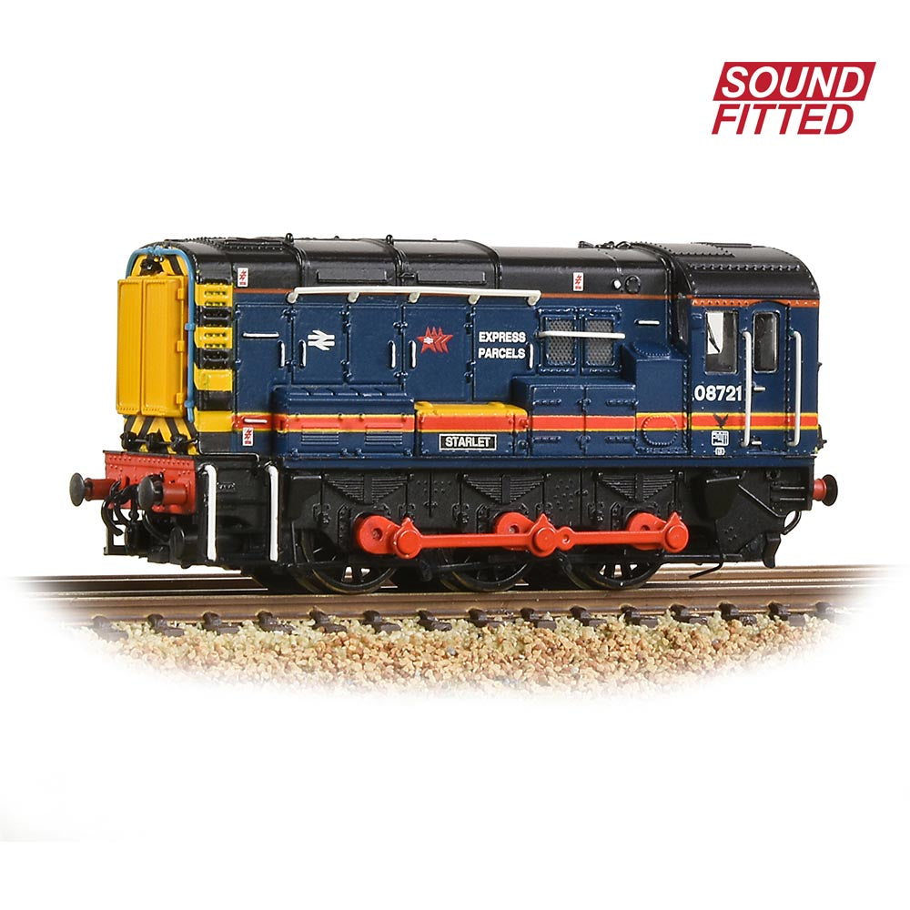 Graham Farish 371-004BSF Class 08 08721 'Starlet' BR Red Star Express Parcels